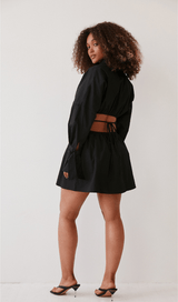 Waist cut-out shirt dress styleofcb 