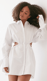 Waist cut-out shirt dress styleofcb 