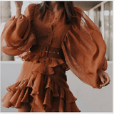 PLUNGED DRAPED MINI DRESS Dresses styleofcb 