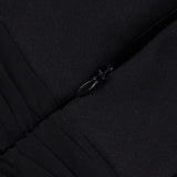 OFF SHOULDER STRAP MINI DRESS IN BLACK styleofcb 