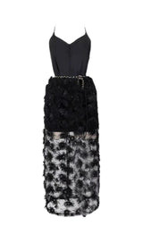 BLACK CHAIN SWIMSUIT Swimwear Oh CICI SUIT BLACK S