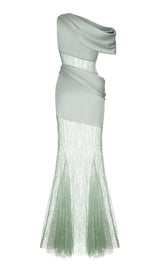 ONE SHOULDER LACE MAXI DRESS Dresses styleofcb 