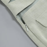 CUT OUT JACKET DRESS IN MINT GREEN DRESS styleofcb 