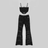 LACE STRAP TWO PIECE SET styleofcb 