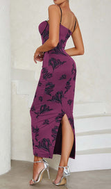 FLORAL STRAPPY CORSET MIDI DRESS DRESS STYLE OF CB 