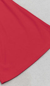 HALTER SLEEVELESS JUMPSUIT IN RED DRESS STYLE OF CB 