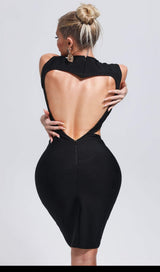 Yalia Backless Mini Bandage Dress Dresses styleofcb 