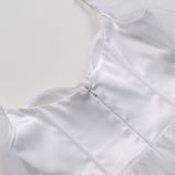 FAIRYTALE DREAM SHEER SLEEVE MINI DRESS WHITE styleofcb 