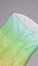 STRAPLESS SEQUIN OMBRE MAXI DRESS IN MULTI-COLOR DRESS styleofcb 